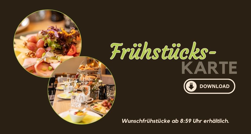 Frühstückskarte