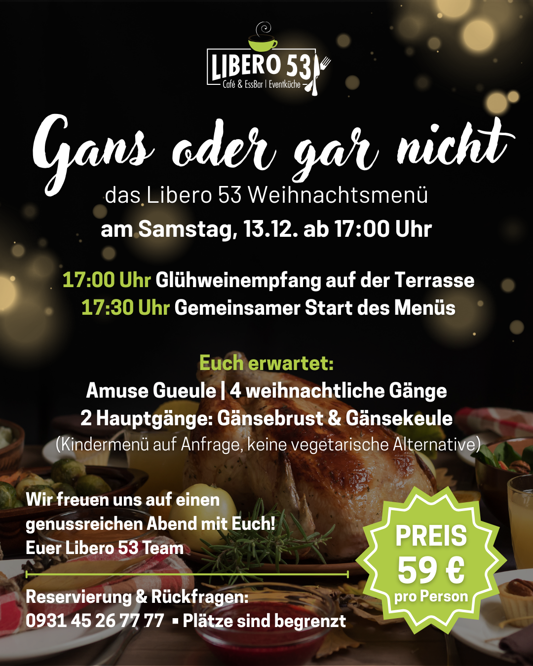 Event - Gans oder gar nicht - im Libero 53 in Waldbüttelbrunn